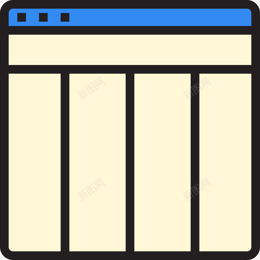 浏览器网站用户界面线颜色图标svg_新图网 https://ixintu.com 浏览器 线颜色 网站用户界面