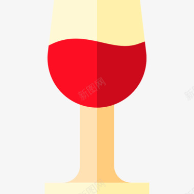 酒杯鸡尾酒12杯平的图标图标