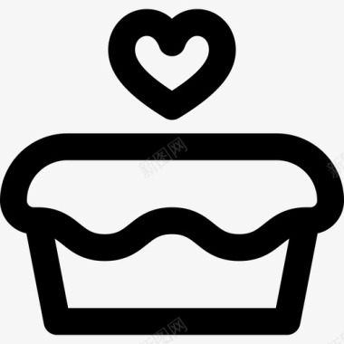 纸杯蛋糕爱情37直系图标图标