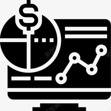 投资储蓄和投资8字形图标图标