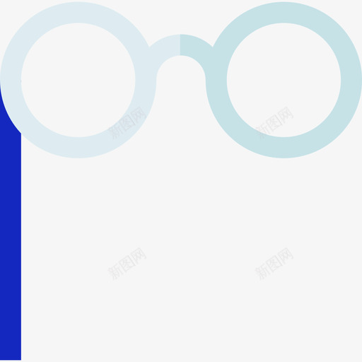 45号派对眼镜平装图标svg_新图网 https://ixintu.com 45号派对眼镜 平装