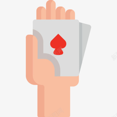 扑克业余爱好平淡图标图标