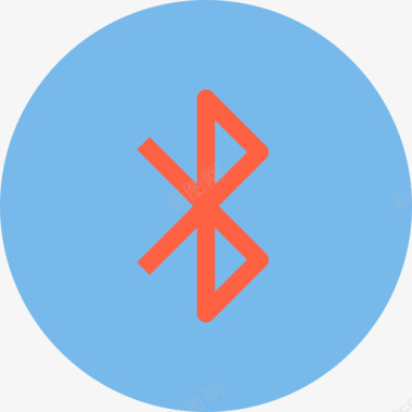 蓝牙箭头和用户界面2扁平图标图标