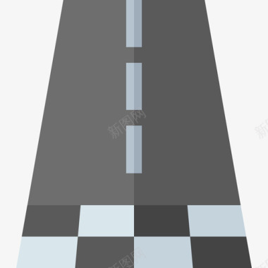 道路公式平坦图标图标