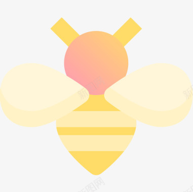 蜜蜂秋天31黄色图标图标