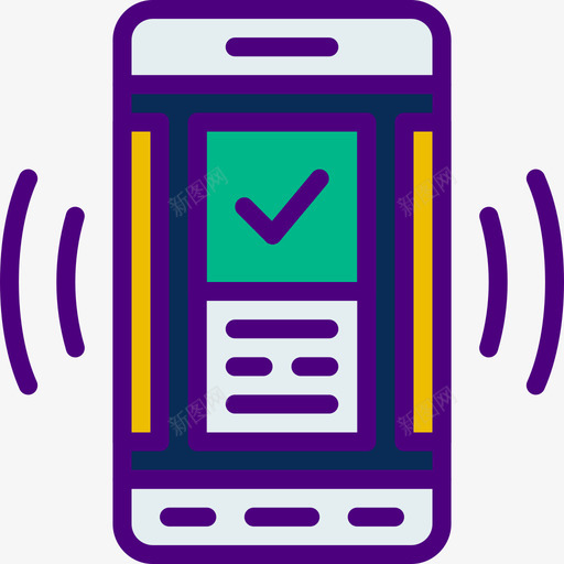 智能手机用户界面mobile2线性颜色图标svg_新图网 https://ixintu.com 智能手机 用户界面mobile2 线性颜色