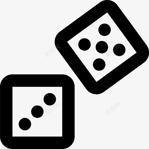 骰子娱乐35直线型图标svg_新图网 https://ixintu.com 娱乐35 直线型 骰子