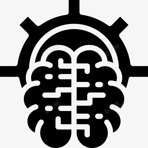 大脑人工智能23填充图标svg_新图网 https://ixintu.com 人工智能23 填充 大脑