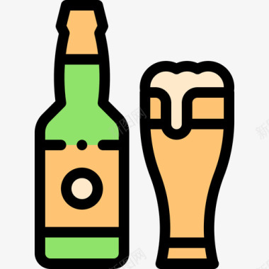 啤酒啤酒节27直系图标图标
