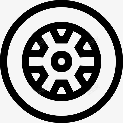 公式3线性车轮图标svg_新图网 https://ixintu.com 公式3线性车轮