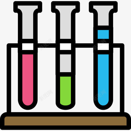 化学科学34线性颜色图标svg_新图网 https://ixintu.com 化学 科学34 线性颜色
