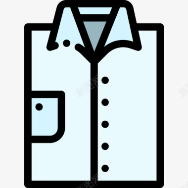 衬衫缝纫31线颜色图标图标