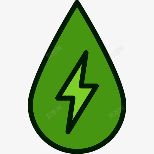 下降绿色能量4线性颜色图标svg_新图网 https://ixintu.com 下降 线性颜色 绿色能量4