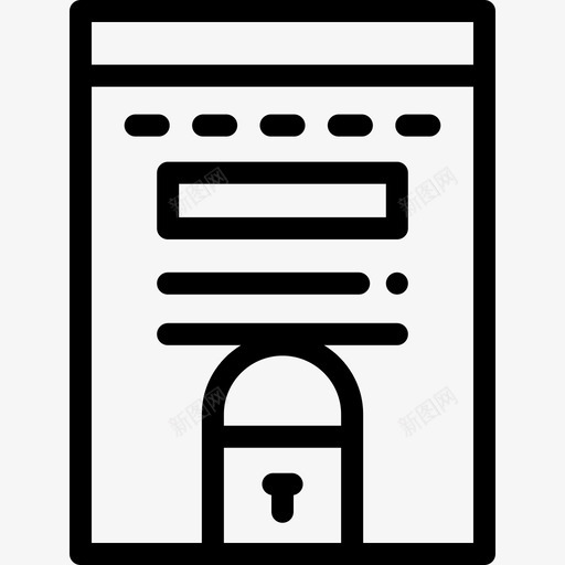 密码notes任务5线性图标svg_新图网 https://ixintu.com notes任务5 密码 线性
