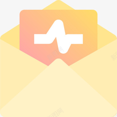 电子邮件邮件消息3黄色图标图标