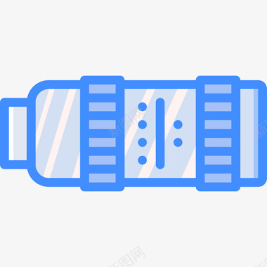 物镜摄影13蓝色图标图标