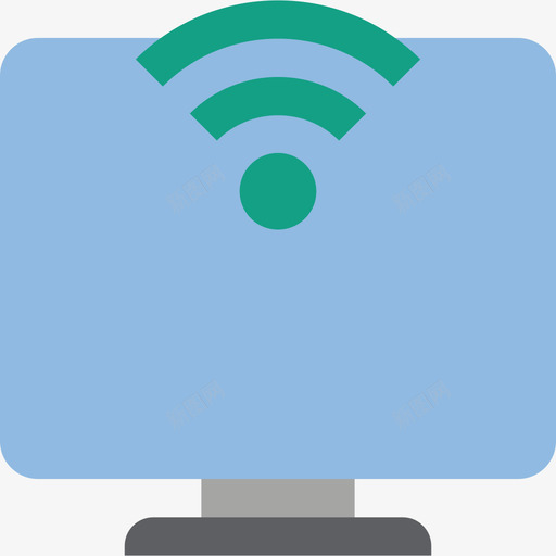 Wifi网络3扁平图标svg_新图网 https://ixintu.com Wifi 扁平 网络3