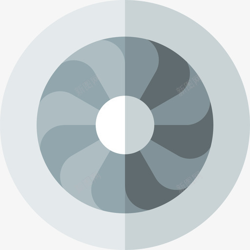 航空发动机13扁平图标svg_新图网 https://ixintu.com 扁平 航空发动机13
