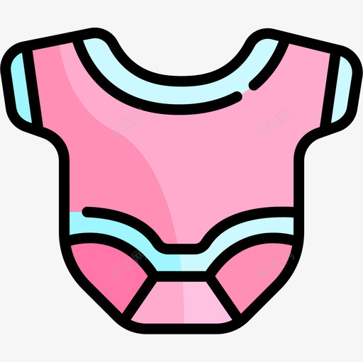 身体婴儿淋浴5线性颜色图标svg_新图网 https://ixintu.com 婴儿淋浴5 线性颜色 身体