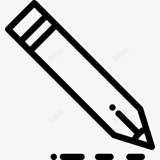 铅笔思维31直线型图标svg_新图网 https://ixintu.com 直线型 设计思维31 铅笔