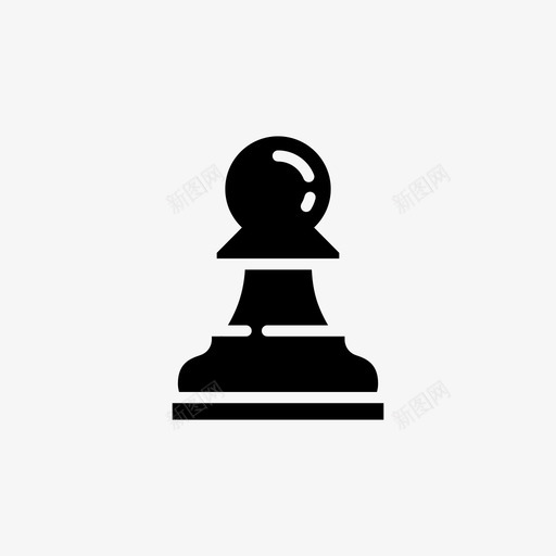 当铺国际象棋游戏图标svg_新图网 https://ixintu.com 下棋 国际象棋 士兵 当铺 战略 游戏 赫斯
