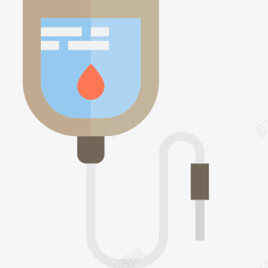 输血卫生保健19扁平图标图标