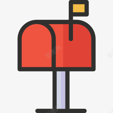 邮箱广告21线性颜色图标图标