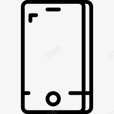 Iphone设备34线性图标图标