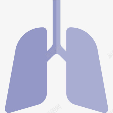 肺保健18扁平图标图标