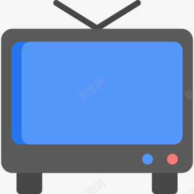 电视节目3平面图标图标