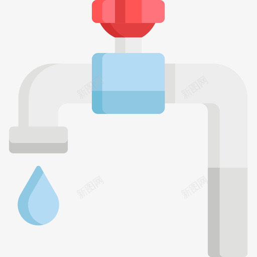 水龙头回收9扁平图标svg_新图网 https://ixintu.com 回收9 扁平 水龙头