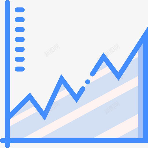 折线图业务152蓝色图标svg_新图网 https://ixintu.com 业务152 折线图 蓝色