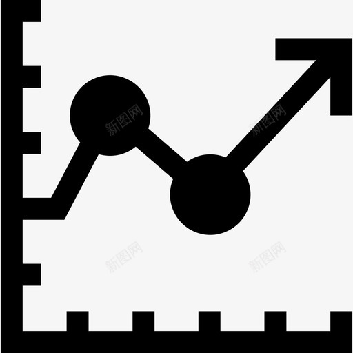 折线图业务197已填充图标svg_新图网 https://ixintu.com 业务197 已填充 折线图