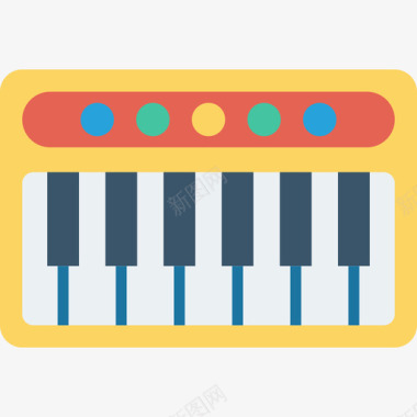 钢琴音乐音像平板图标图标