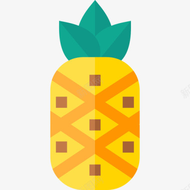 菠萝水果蔬菜3个图标图标