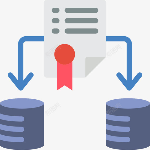 传输网络和数据库12平面图标svg_新图网 https://ixintu.com 传输 平面 网络和数据库12