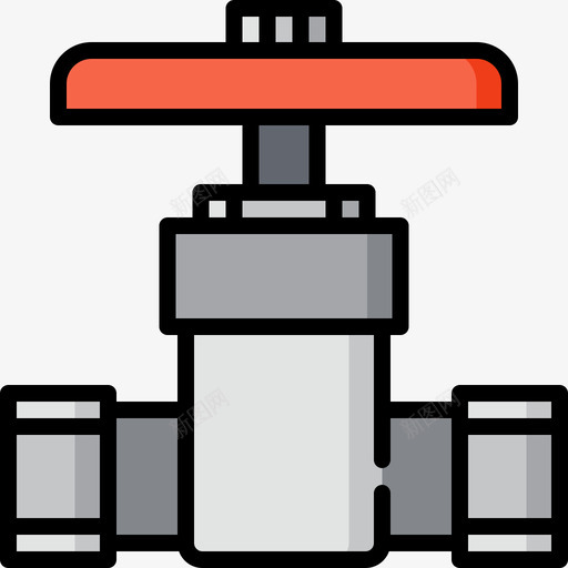 管道管道工工具和元件2线颜色图标svg_新图网 https://ixintu.com 管道 管道工工具和元件2 线颜色