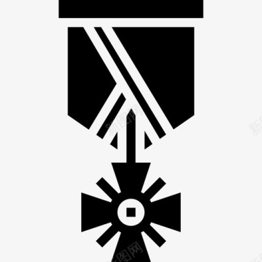 勋章军用19铭文图标图标
