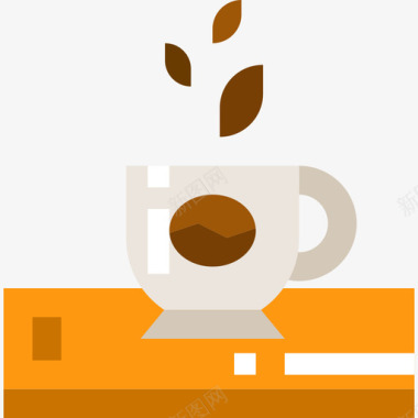 意式浓缩咖啡咖啡店平面图标图标