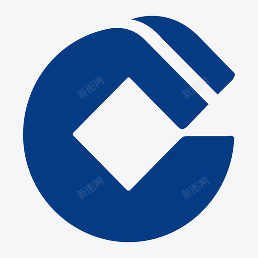 建设银行logosvg_新图网 https://ixintu.com 建设银行logo