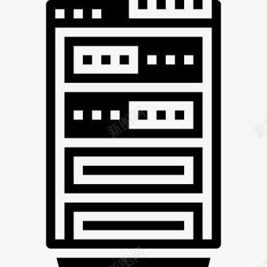 文件柜网络托管26字形图标图标
