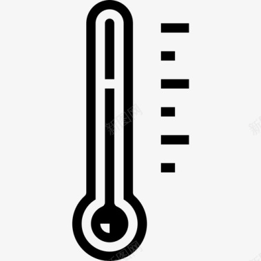 温度天气150固体图标图标