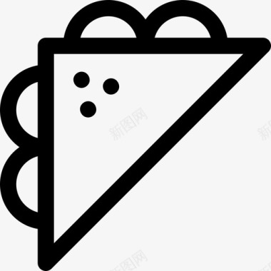 三明治烧烤7直系图标图标