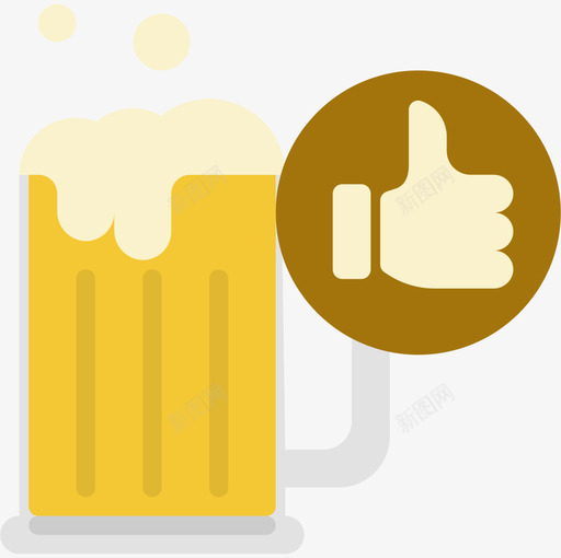 品质啤酒21淡啤图标svg_新图网 https://ixintu.com 品质 啤酒21 淡啤