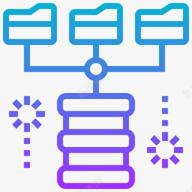 分布式大数据11梯度图标图标