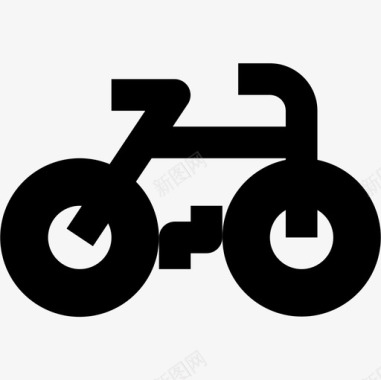 自行车爱好和休闲2填充图标图标