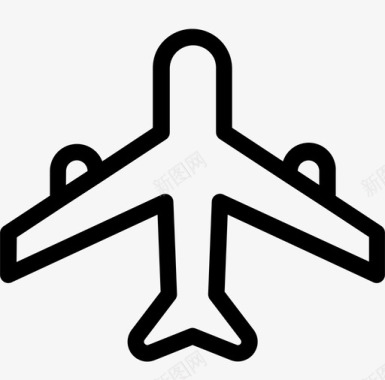 飞机夏季41直线型图标图标