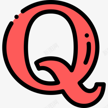 Quora社交媒体35线性颜色图标图标