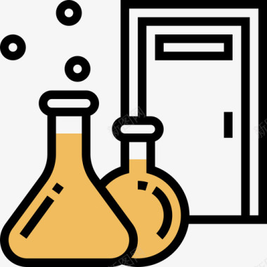 实验室生化6黄影图标图标