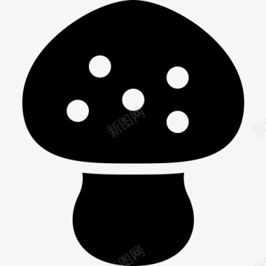 蘑菇秋天33填充图标图标